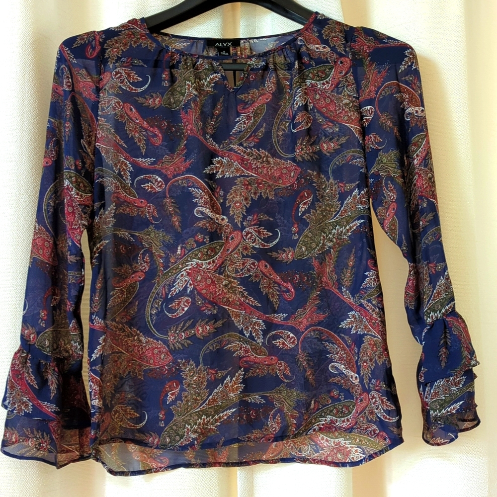 Gorgeous Paisley blouse